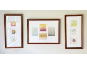 A Series Of Vintage Framed And Signed Prints