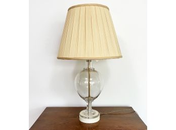 A Vintage Glass Lamp (Possibly Simon Pearce)