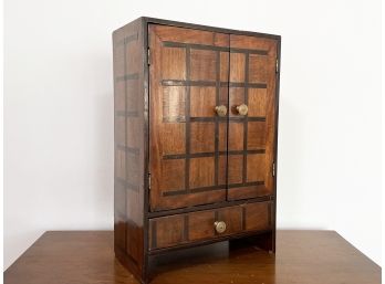 A Gorgeous Antique Inlaid Marquetry Notions Box