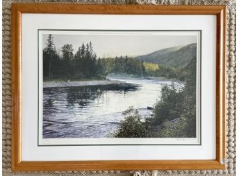 A Vintage Framed Print By Peter Corbin, Signed And Numbered