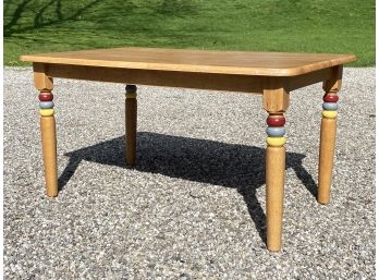 An Oak Child's Play Or Work Table