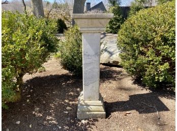 Beautiful Tall Marble Pedestal #1