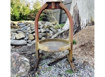 Antique Iron Fruit Press Base