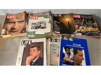 Collection Of Old Life Magazines From 1963-1972