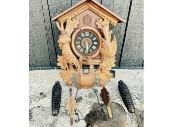 Hand Carved Wooden Cuckoo Clock