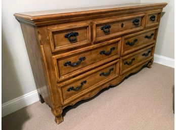 Traditional Velvet Lined Seven Drawer Dresser