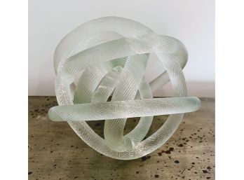 Sculptural Glass Knot