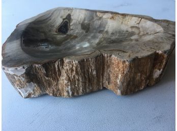 6 1/2 LB , Petrified Wood Dish