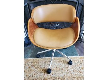 Youth Mid Mod Look Rolling Swivel Desk Chair