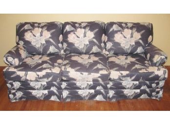 Floral Print Queen Sleeper Sofa Good Condition