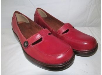 Auditions Red Leather Shoes Size 10n