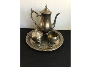 Rogers Silver Plate Tea Set