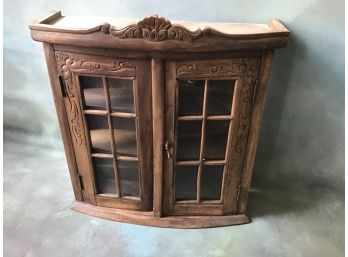 Solid Wood Wall Mount Curio