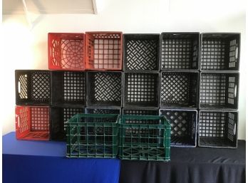 Huge Lot Of Milk Crates