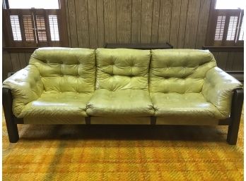 Yellow Mid Century Sofa