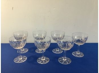 Webb Corbett Crystall Glasses Lot Of 7