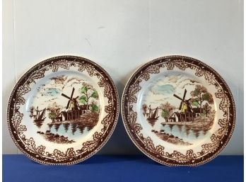 Ironstone Windmill Plates