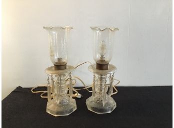 Vintage Chandelier Table Lamps