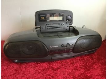 Panasonic Cassette CD Boom Box