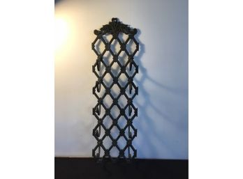 Iron Wall Mount Wine Rack