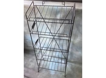 Vintage Black Metal Rack