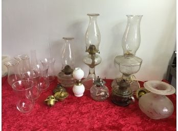 Oil Lamp Lot