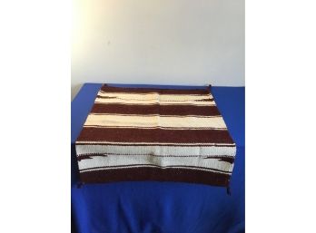 Mexico Banket/rug Burgandy Cream