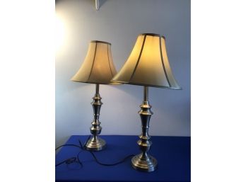 Silver Tone Lamps