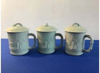 Gardeners Eden Covered Tea Cups