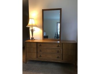 Dixie Mid Century Dresser And Mirror