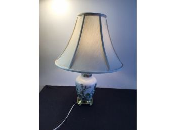 Floral Brass Base Lamp