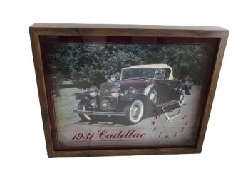 Vintage Cadillac Wall Clock