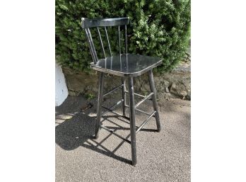 Black Painted Bar Stool