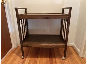 Mid Century Formica Serving/ Bar Cart