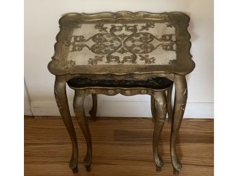 Acrylic Florentine Style Nesting Tables