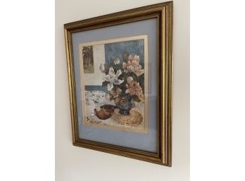 Still Life Print- Framed & Matted