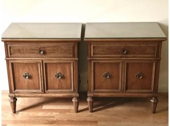 Heritage 1- Drawer And Cabinet Nightstands - A Pair