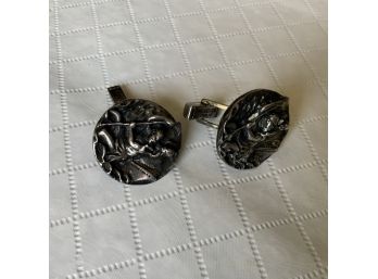 Stunning Antique Sterling Fenwick & Sailors Cufflinks