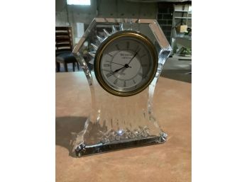 Beautiful Waterford Crystal Mantle Clock