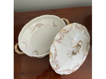 Beautiful Antique Haviland Limoges Covered Casserole