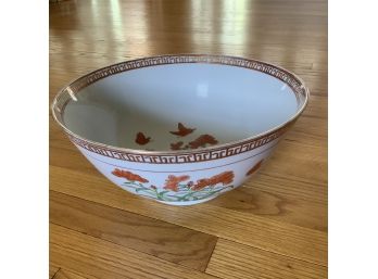 Gorgeous Large Asian Jardiniere Bowl ~  Mottahedeh Design ~