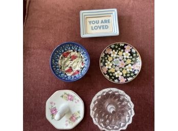 Assortment Of Ring Holders And Pin Dishes