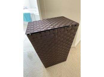 Useful Brown Woven Hamper