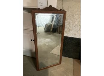 Large Wood Framed Mirror