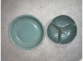 2 Mid Century Serving Bowls