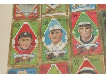 Baseball Cards 1911 Ty Cobb Lefty Gomez Tobacco Glued To Backing, Old Home Decoration Original Cards