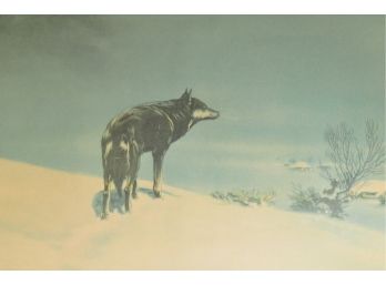 Lone Wolf Morris Bendien Inc NY Print 19'x13'