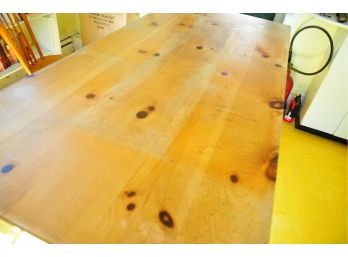 Country Farm Kitchen Table, Pine, 36'x78' Well Loved