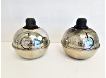 Two Weighted Metal Tumble Torch Heads