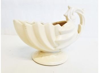 McCoy Pottery Rare Vintage Ivory Gravy Boat  Signed